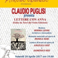 Lo scrittore Claudio Puglisi ospite di Parole Oblique