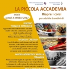 Riaprono i corsi della “Piccola Accademia” a Mesagne