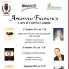 AL VIA LA RASSEGNA "APERITIVO FILOSOFICO"