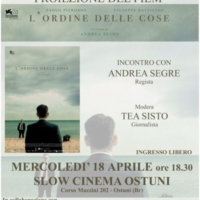 IL REGISTA ANDREA SEGRE MERCOLEDI� A OSTUNI 