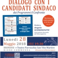 BRINDISI : DOMANI DIALOGO CON I CANDIDATI AL TEATRO S. VITO