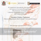 Comune di Brindisi : oggi donazione "Il Tempietto"