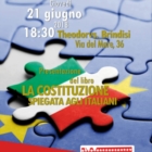 EVENTO BRINDISI "LA COSTITUZIONE SPIEGATA AGLI ITALIANI"