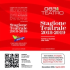 "0831 TEATRO" : STAGIONE TEATRALE 2018-2019. SANCITA LA COLLABORAZIONE CON IL TEATRO VERDI