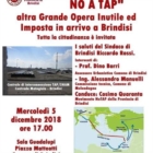 SOSTEGNO DELLA "CASA DEL POPOLO" DI BRINDISI ALLE MANIFESTAZIONI NO TA