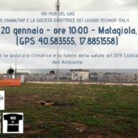 Diffida al gasdotto TAP/SNAM di Brindisi: sit in domenica mattina a Matagiola