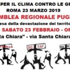  23 FEBBRAIO A BRINDISI: "VERSO IL 23 MARZO"  CONTRO GRANDI OPERE INUTILI