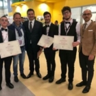 TRE ALUNNI DELL'ALBERGHIERO DI BRINDISI HANNO PARTECIPATO AL VINITALY 2019
