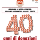 AIDO BRINDISI INAUGURA "IL GIARDINO DEI DONATORI"