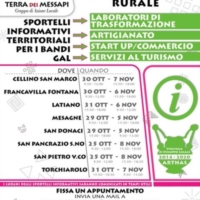 GAL TERRA DEI MESSAPI : AVVIO SPORTELLI TERRITORIALI
