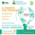 IL PIANETA CHE SPERIAMO.  Ambiente, lavoro e futuro.  #Tuttoèconnesso