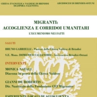 ACCOGLIENZA E CORRIDOI UMANITARI: UN INCONTRO A OSTUNI 