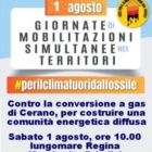 SIT IN : “Per il mare, fuori dal fossile” a Brindisi