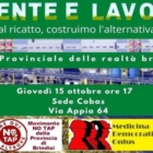 BRINDISI ENERGIA : NO AI RICATTI : COSTRUIAMO L'ALTERNATIVA