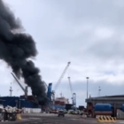  Arcelor Mittal. Usb su Incendio della gru