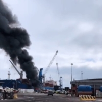  Arcelor Mittal. Usb su Incendio della gru