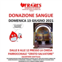 BRINDISI : FRATRES : RACCOLTA SANGUE
