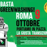 PER IL CLIMA FURI DAL FOSSILE : IL 9 OTTOBRE MANIFESTAZIONE A ROMA 