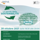 "LE PAROLE DELLA SOSTENIBILITÀ'": 