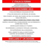 Manifestazioni 9 Dicembre: il programma
