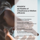 POVERTA'  DAL REDDITO DI CITTADINANZA AL WELFARE EFFICIENTE