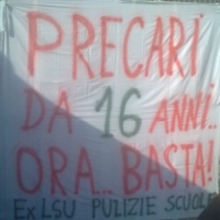 Sit in provveditorato ex lsu 2 gennaio 2014