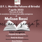Giornata di studio su Melissa Bassi "Dieci anni senza te"