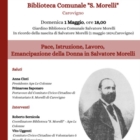 "Pace, Istruzione, Lavoro, Emancipazione della Donna in Salvatore Morelli”