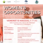 "WOMEN'S OPPORTUNITIES : EVENTO FORMATIVO