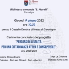 CAROVIGNO : PROGETTO LEGALITA'