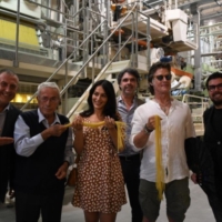 L'ATTORE RONN MOSS IN VISITA ALLA F. DIVELLA S.P.A