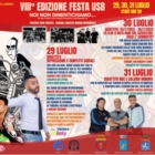 TARANTO : Presentazione VIII edizione Festa Usb