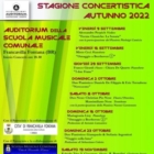 CONCERTI d’AUTUNNO 2022 a FRANCAVILLA FONTANA