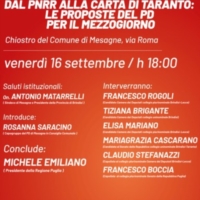 �Dal PNRR alla Carta di Taranto: