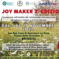 Brindisi, torna il progetto Joy Maker