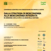 Dalla Strategia di bioeconomia  alla Bioeconomia integrata,
