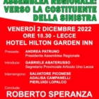Articolo Uno Puglia: Domani, a Lecce, Assemblea regionale alla presenza di Roberto Speranza