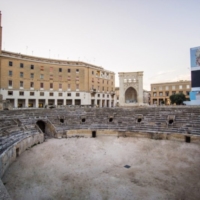 AL VIA I LAVORI DI RESTAURO DELL�ANFITEATRO ROMANO DI LECCE