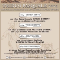 Celebrazioni Triduo Pasquale e Domenica di Pasqua 6-7-8 e 9 aprile 2023