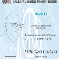 Il ricordo di Lorenzo Caiolo al Morvillo Falcone