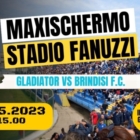Maxischermo allo stadio Fanuzzi per il prossimo match del Brindisi Football Club