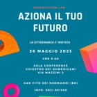 “AZIONA IL TUO FUTURO”: L’INCONTRO DI ORIENTAMENTO DEL CPI DI BRINDISI PARTNER DEL PROGETTO DI PUNTI CARDINALI “ORIENS” DEL COMUNE DI SAN VITO DEI NORMANNI