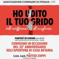 Anche il Cardinale Zuppi per i 25 anni di Casa Betania