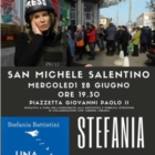 STEFANIA BATTISTINI A SAN MICHELE SALENTINO