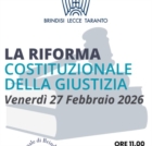 BRINDISI : CONFINDUSTRIA : LA RIFORMA DELLA GIUSTIZIA