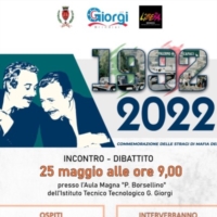 BRINDISI : IL “GIORGI” RICORDA LE STRAGI DI MAFIA DEL 1992
